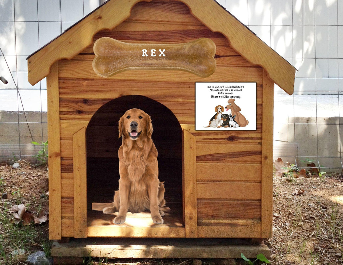 Dog Lover Sign: Company Owned Establishment, Guest Approval Required (Digital Download)