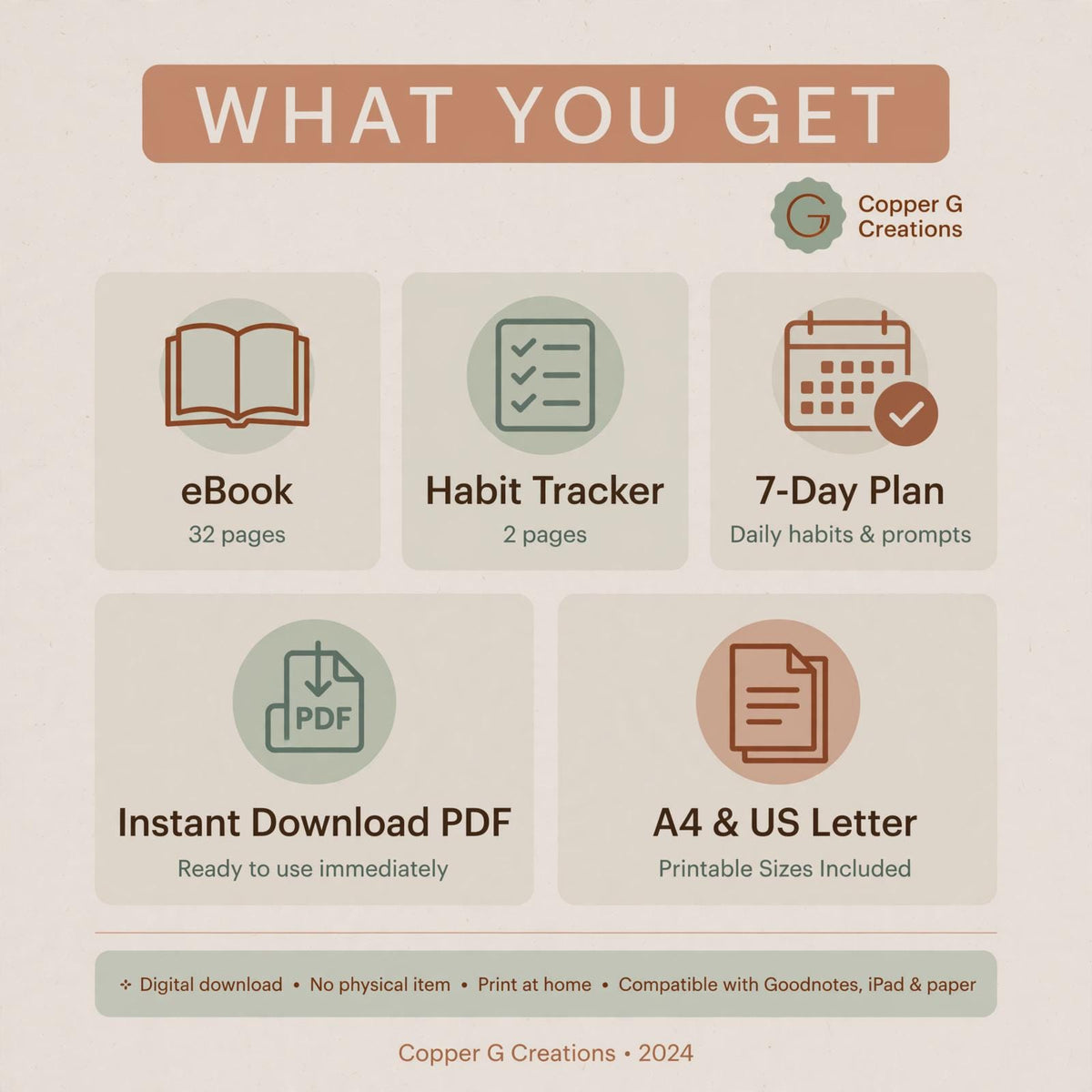 15 Minute Reset Rituals eBook | Cozy Morning Evening Routine for Women (Digital Download)