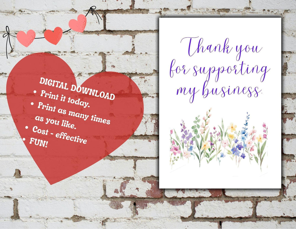 Birthday Card for Daughter | Floral Bouquet Printable 5x7 Greeting (Digital Download)