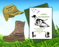 Printable Retirement Card for Hunters | Bird Dog Outdoor Retirement Greeting (Digital Download)