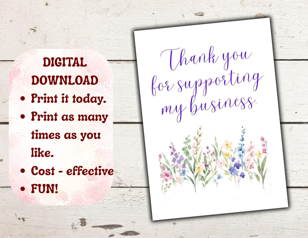 Get Well Soon Card | Printable Butterfly Nature Greeting Card 5x7 (Digital Download)