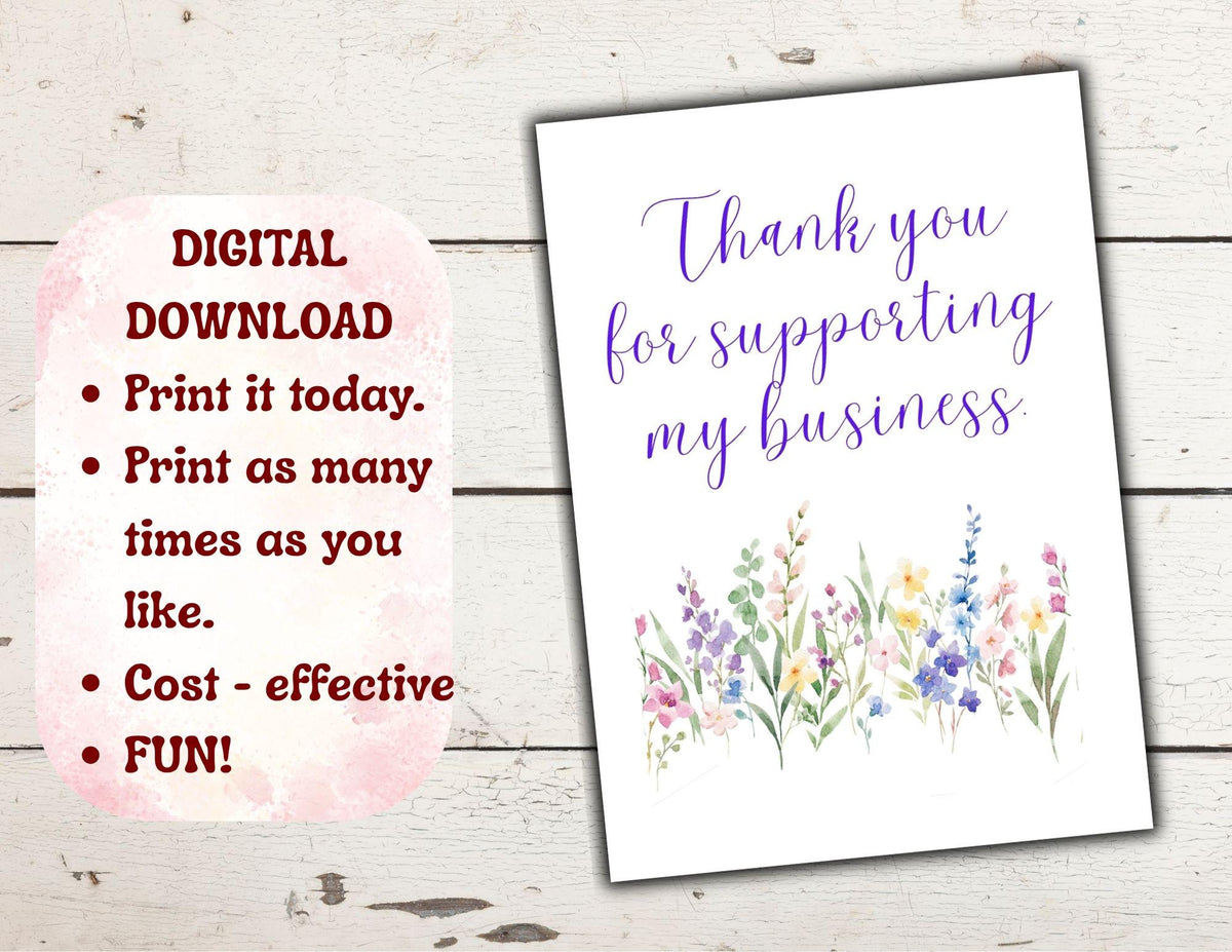 Get Well Soon Card | Printable Butterfly Nature Greeting Card 5x7 (Digital Download)
