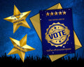 Five-Star Friend Card | Navy and Gold Printable Appreciation Greeting (Digital Download)