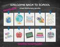 First Week of School Lined Writing Paper | Welcome Back Lined Stationery | Printable Classroom Writing Paper | Elementary Lined Paper