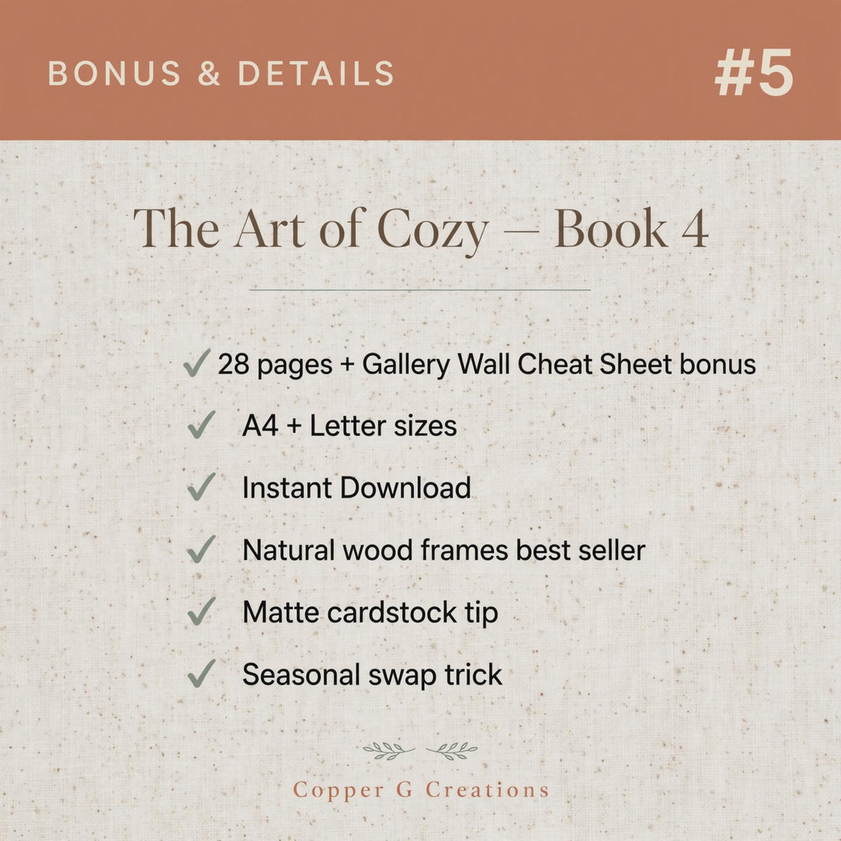 The Art of Cozy: Printable Wall Art Styling Guide (Digital Download)