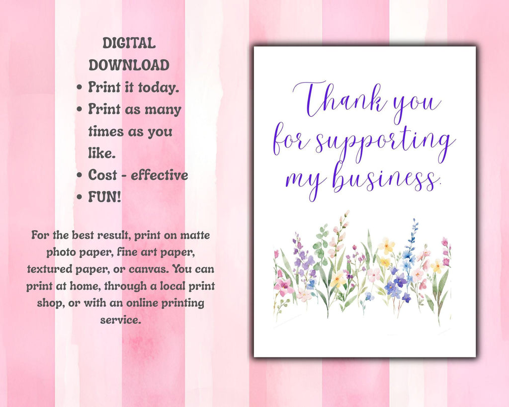 Daughter Wall Art | Loved Always and Forever Floral Print (Digital Download)