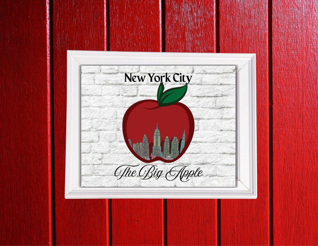 New York City Skyline Big Apple Art Print (Digital Download)