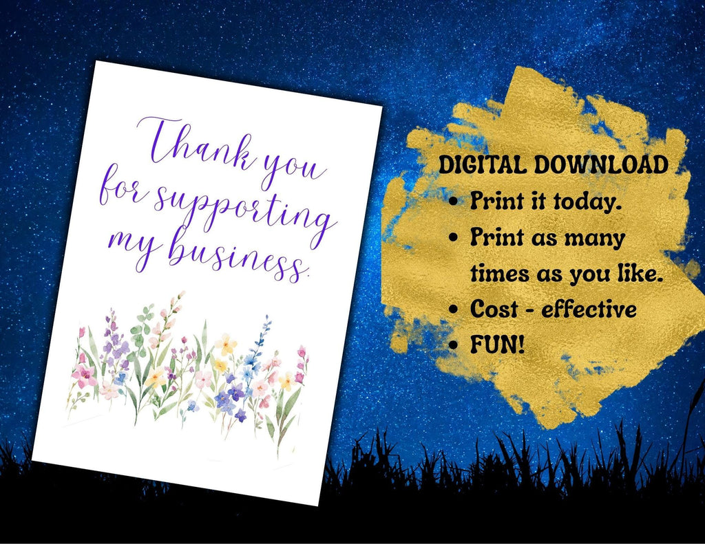 Five-Star Friend Card | Navy and Gold Printable Appreciation Greeting (Digital Download)