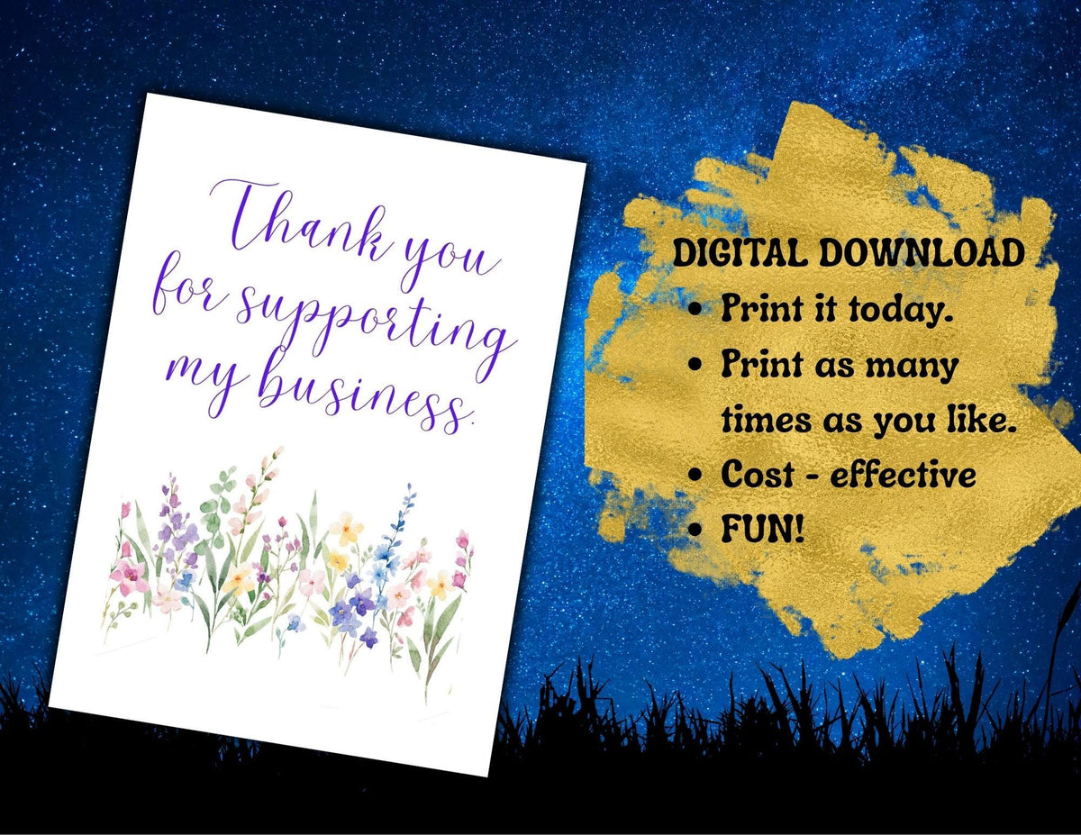 Five-Star Friend Card | Navy and Gold Printable Appreciation Greeting (Digital Download)
