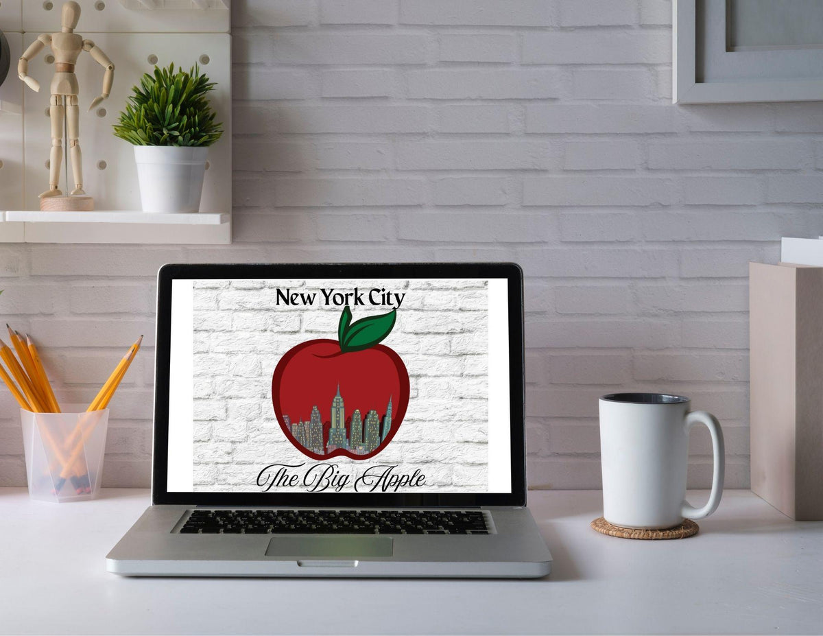 New York City Skyline Big Apple Art Print (Digital Download)