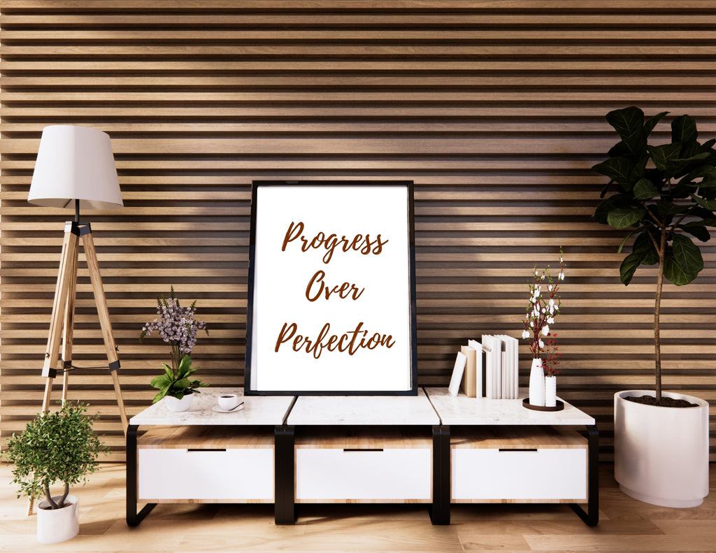 Progress over Perfection Printable Wall Art 16x20" (300 DPI) (Digital Download)