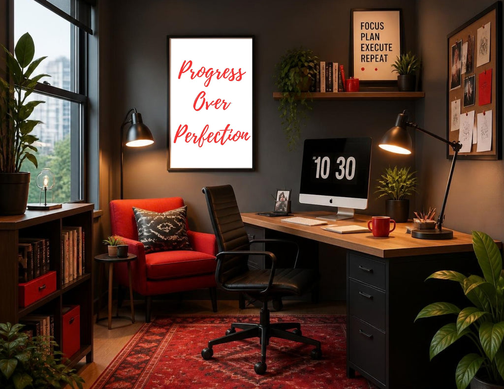 Progress over Perfection Printable Wall Art 16x20" (300 DPI) (Digital Download)