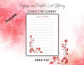 Progress Over Perfection Planner Bundle | Red Floral Undated Daily Weekly Monthly Planner (Digital Download)