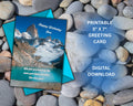 Printable Birthday Card for Son | Mountain Scene, Proud of the Man You've Become (Digital Download)