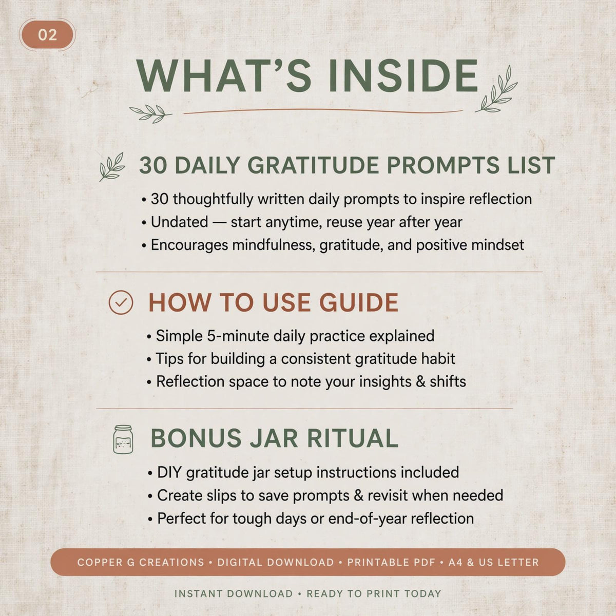 Calm Home Duo: Gratitude Cards + Cozy Wall Art Guide (2-Ebook Bundle)