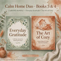 Calm Home Duo: Gratitude Cards + Cozy Wall Art Guide (2-Ebook Bundle)
