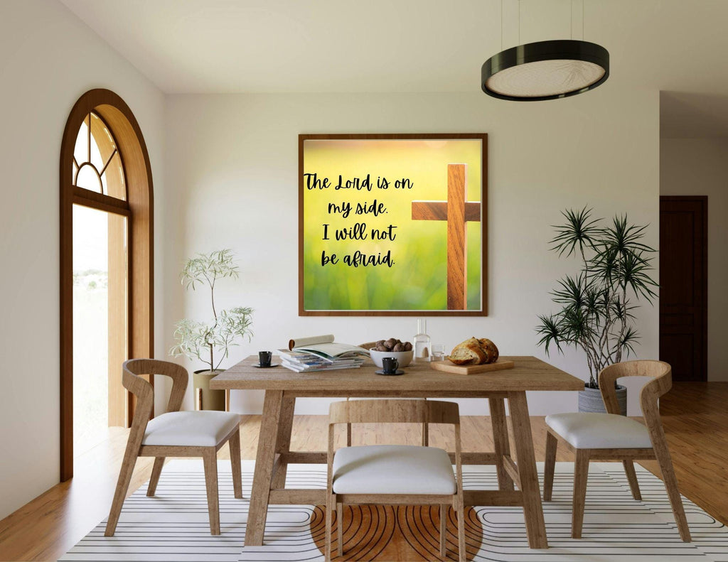 Christian Wall Art – Psalm 118:6 Scripture Print (Digital Download)