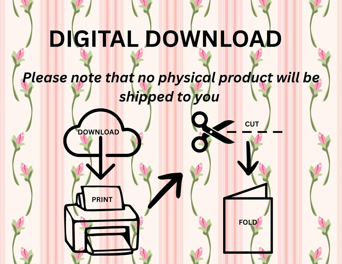 Funny Best Friend Card | Sense of Humor Friendship Greeting, Printable 5x7 (Digital Download)
