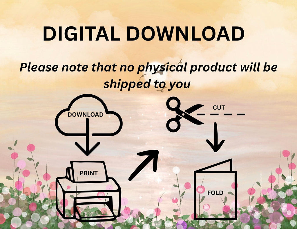Faith Encouragement Card | God's Special Gift Printable Greeting Card (Digital Download)