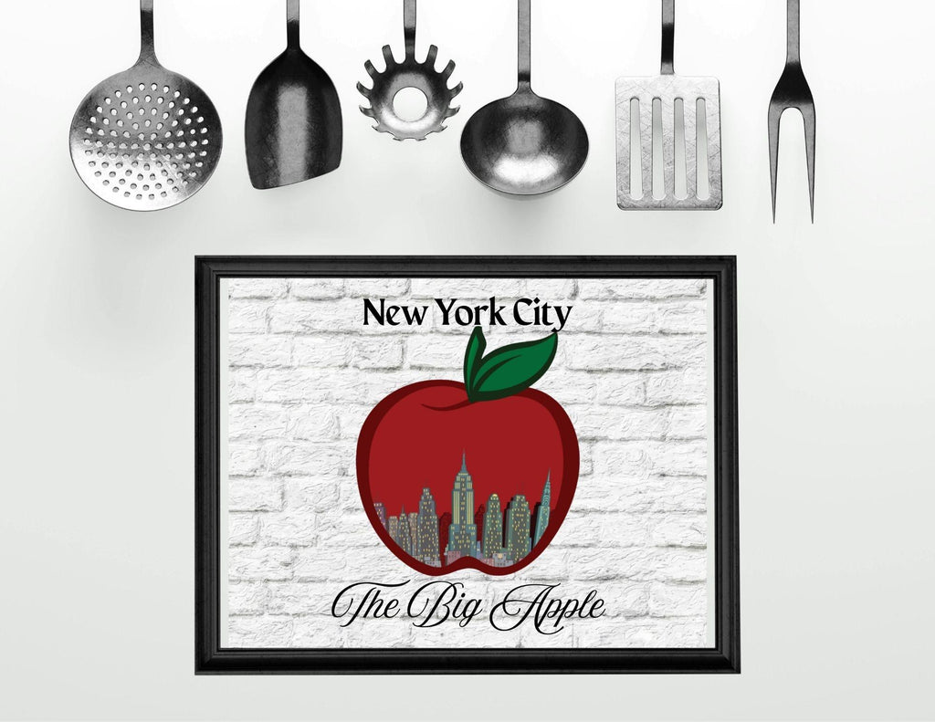 New York City Skyline Big Apple Art Print (Digital Download)