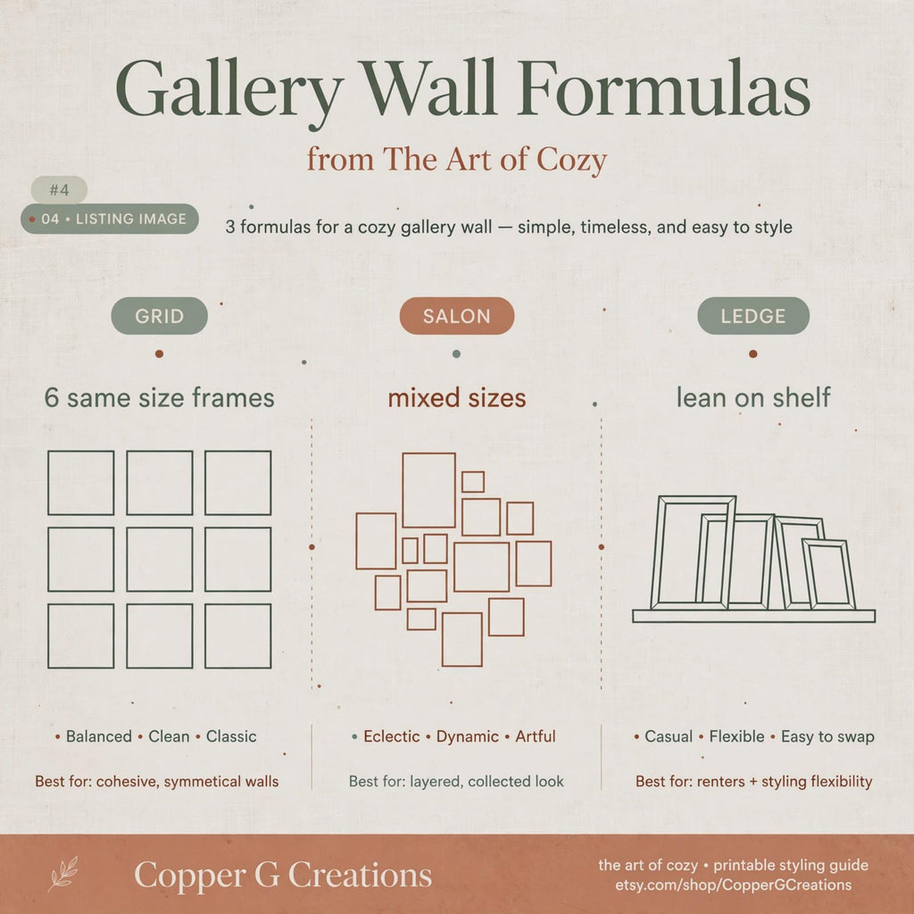 Calm Home Duo: Gratitude Cards + Cozy Wall Art Guide (2-Ebook Bundle)