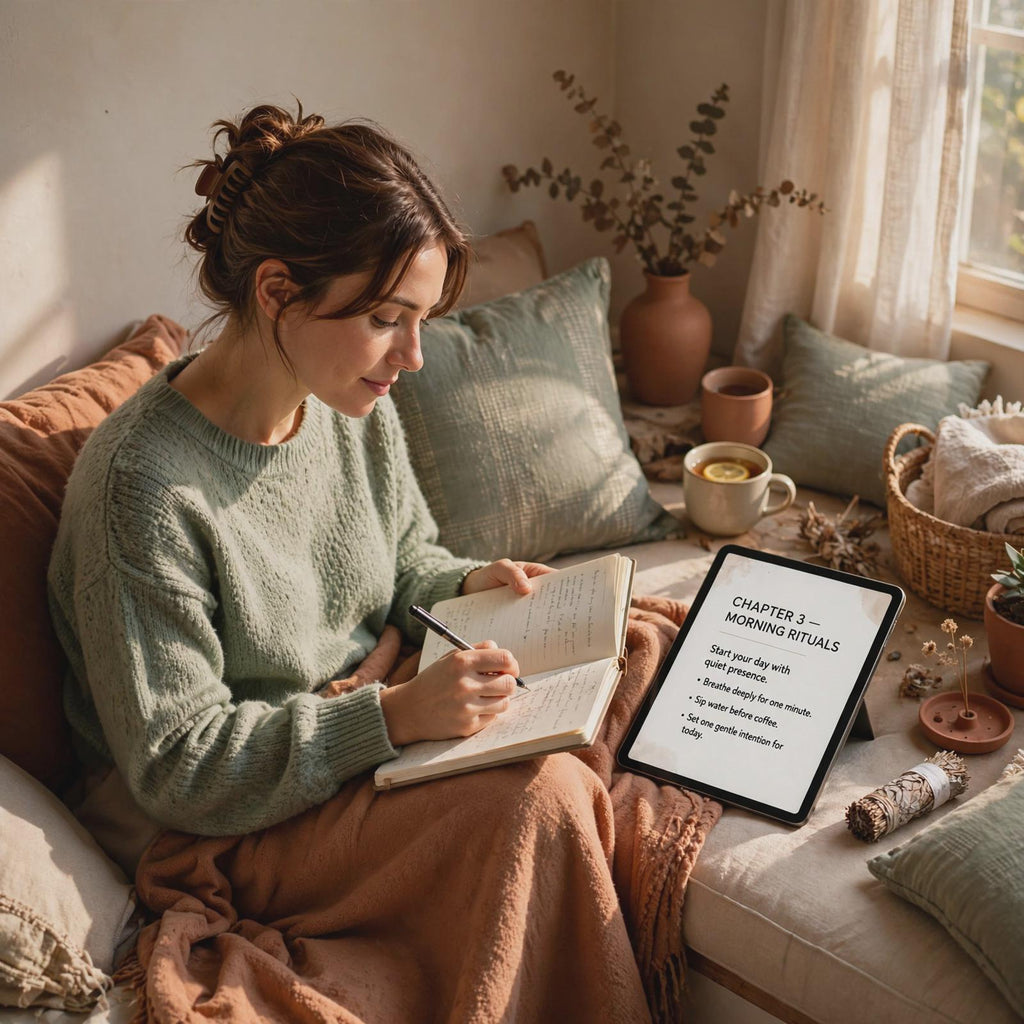 15 Minute Reset Rituals eBook | Cozy Morning Evening Routine for Women (Digital Download)